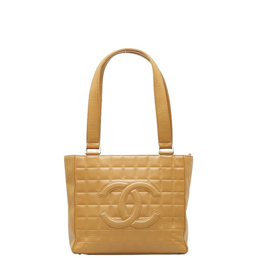 Chanel Chocobar Deca Coco Mark Tote Handbag