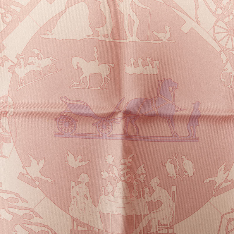 Hermes Jeux D'Ombres Silk Scarf