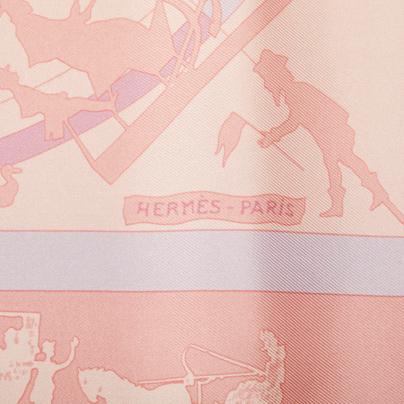 Hermes Jeux D'Ombres Silk Scarf