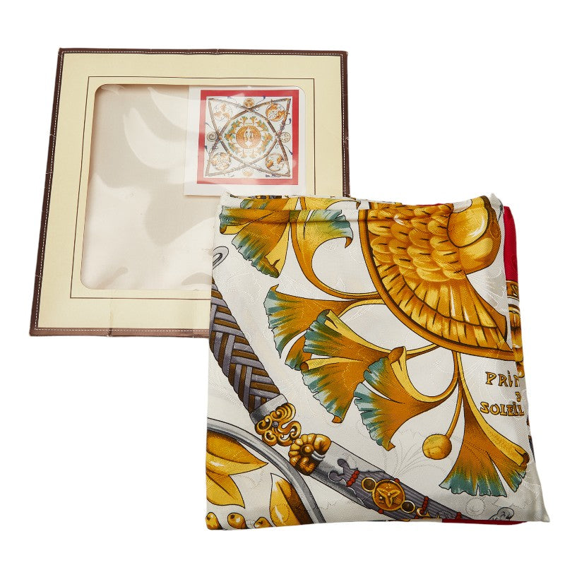 Hermes Daimyo Princes Du Soleil Levant Silk Scarf