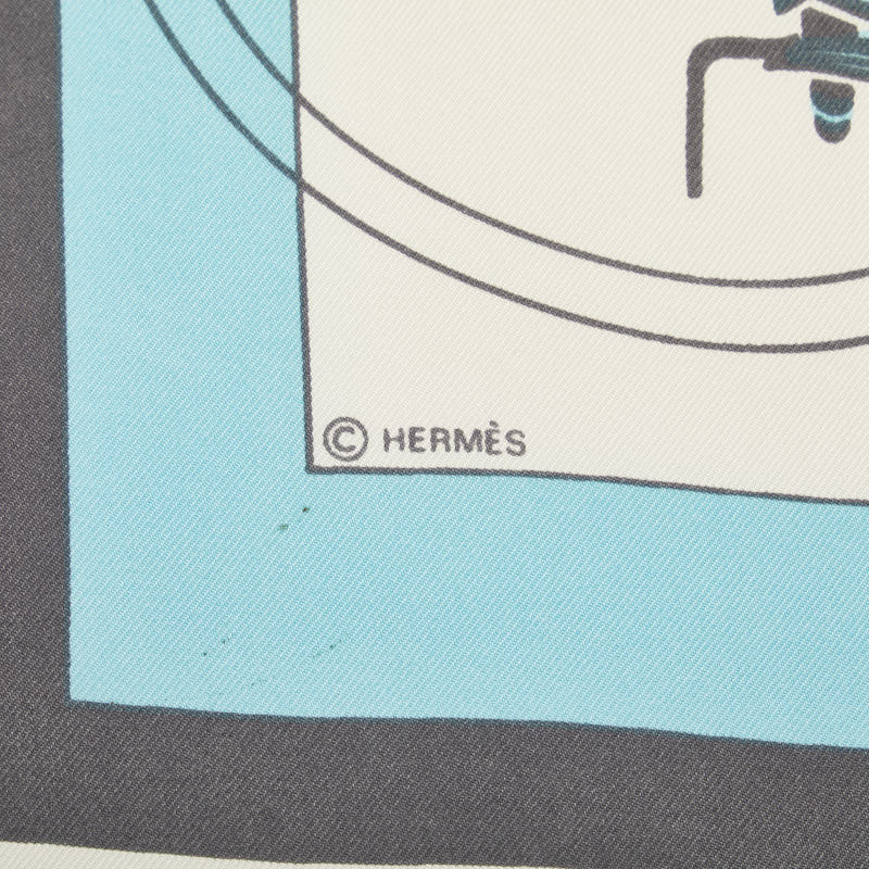 Hermes Silk Ex Libris Scarf