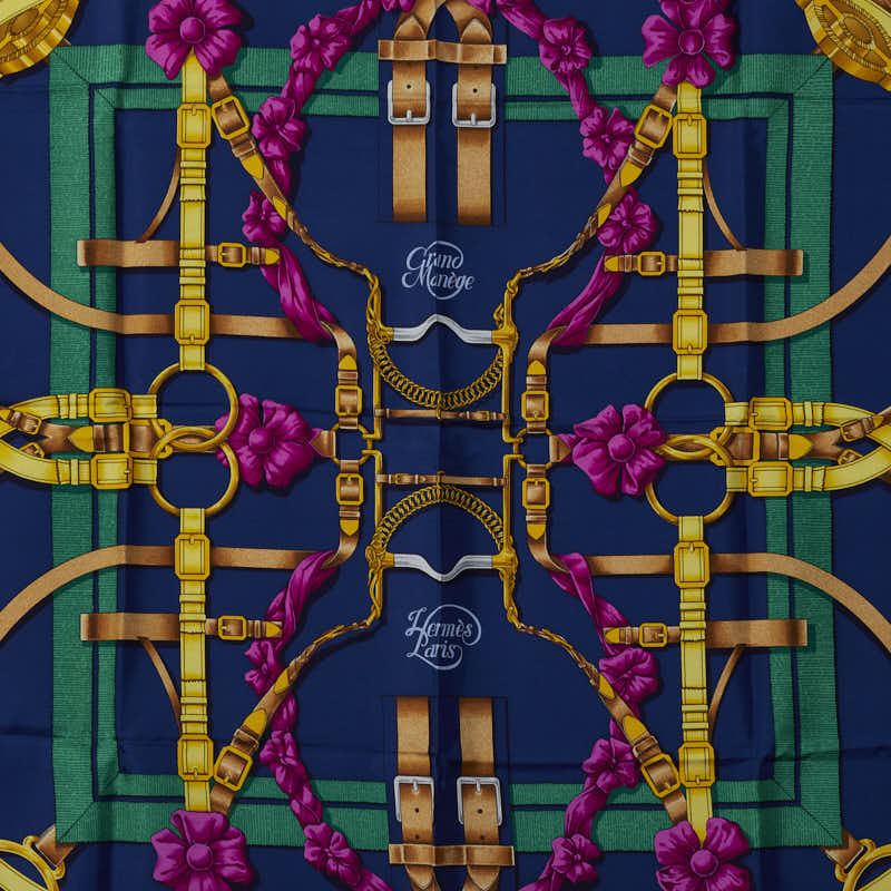 Hermes Grand Manege Silk Scarf