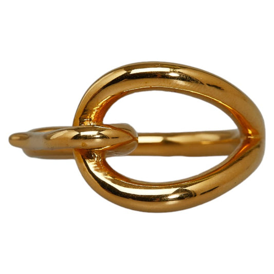 Hermes Gold Plated Jumbo Scarf Ring