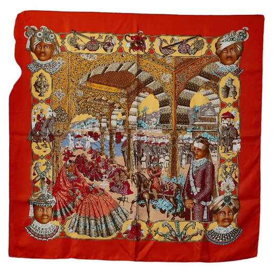 Hermes Splendeurs des Maharajas Silk Scarf