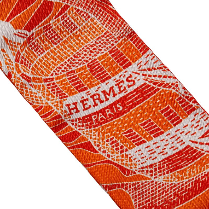 Hermes La Danse Des Amazones Silk Twilly Scarf