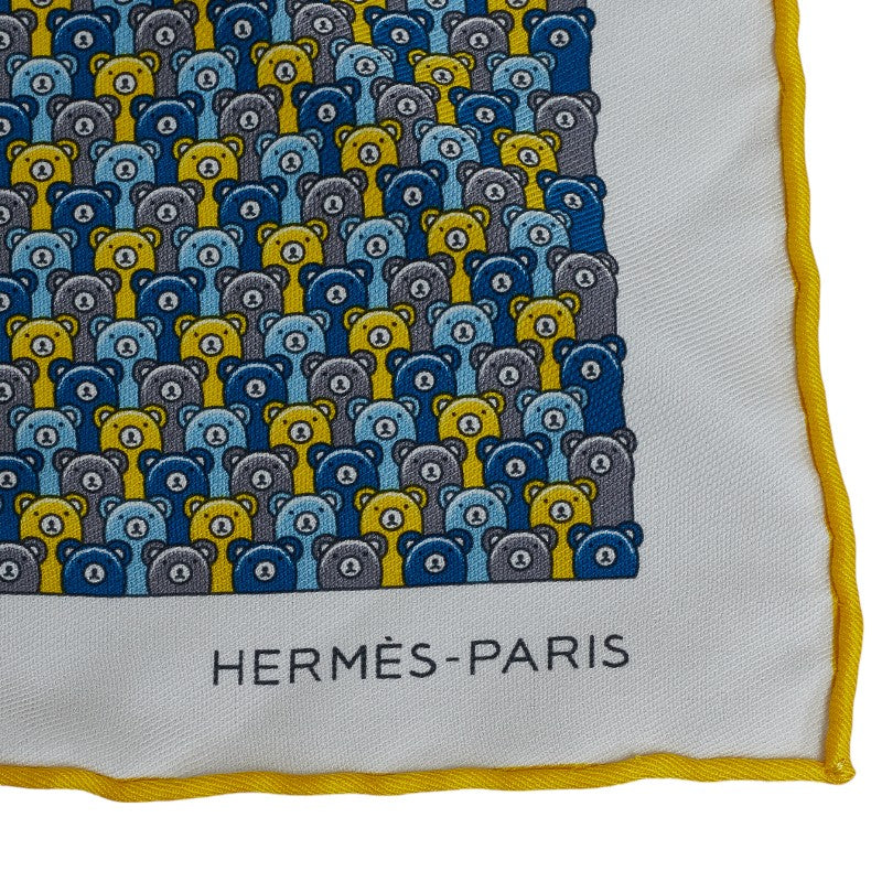 Hermes Carre 45 All-over Pattern Silk Scarf