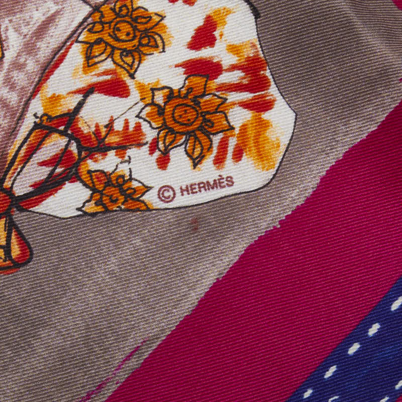 Hermes J'aime Mon Carre Silk Scarf