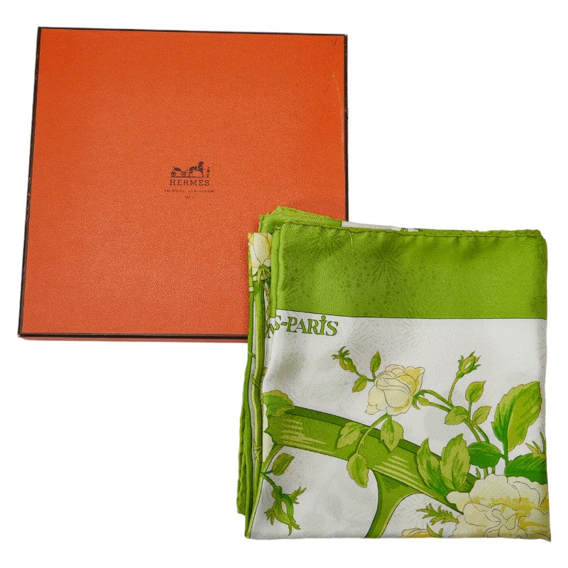 Hermes Romantique Jacquard Silk Scarf