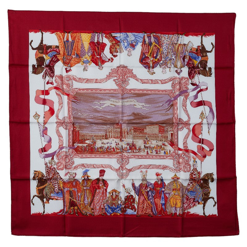 Hermes Carre 90 Turqueries En L Honneur De Mr De T Turkish March for Monsieur de T Silk Scarf