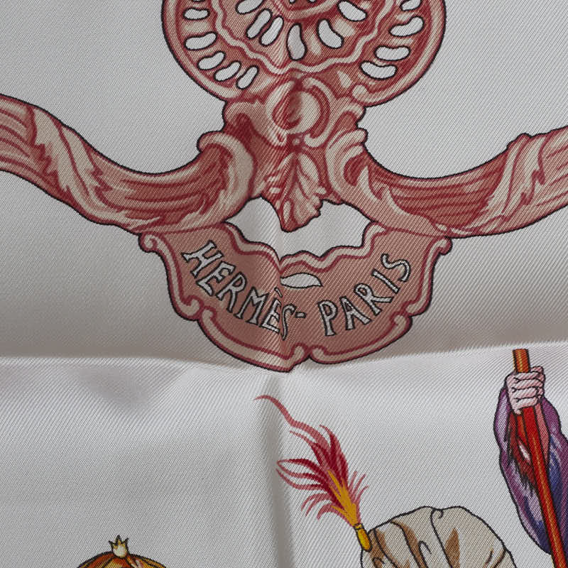 Hermes Carre 90 Turqueries En L Honneur De Mr De T Turkish March for Monsieur de T Silk Scarf