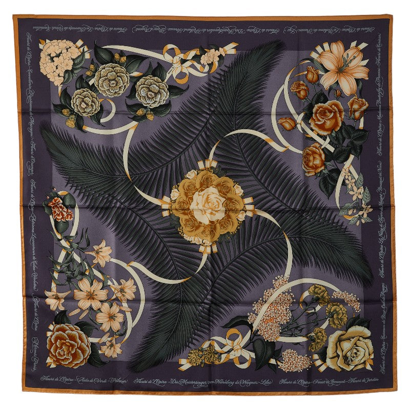 Hermes Fleurs De L'Opera Silk Scarf