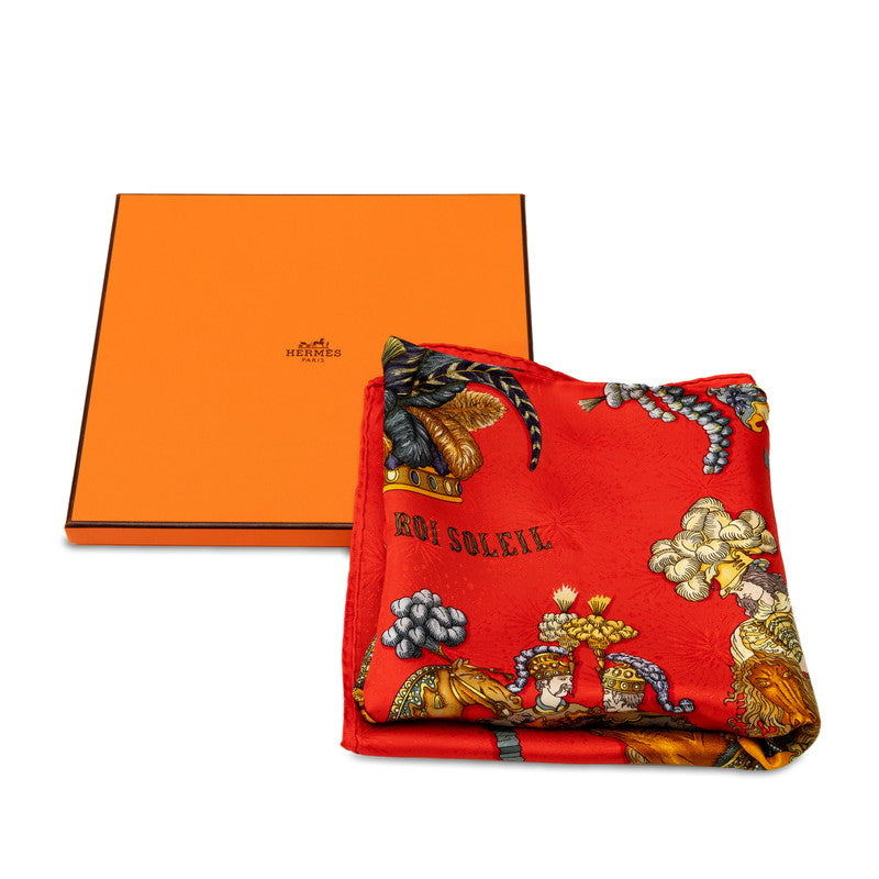 Hermes Les Fetes Du Roi Soleil Silk Scarf