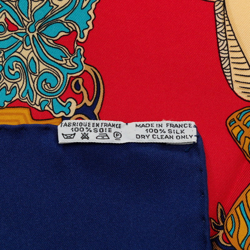 Hermes Art Des Steppes Silk Scarf