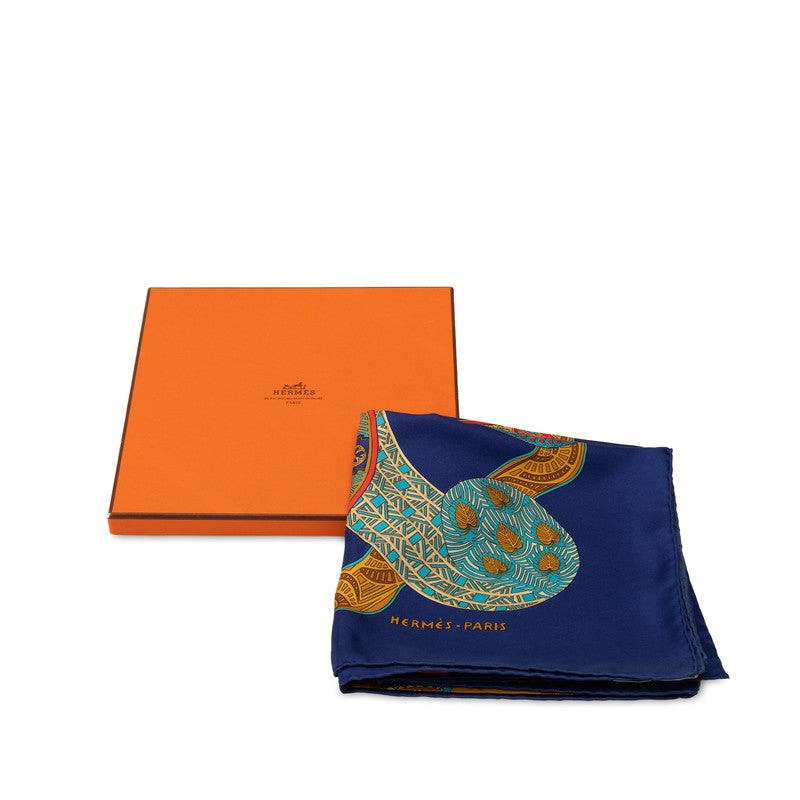 Hermes Art Des Steppes Silk Scarf