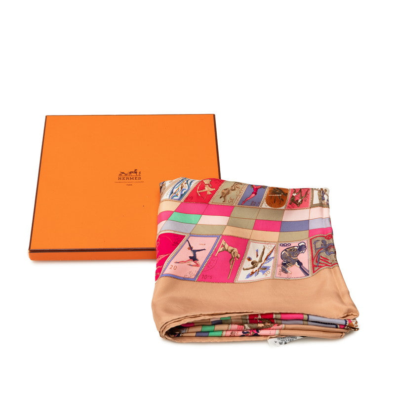 Hermes Correspondance Silk Scarf