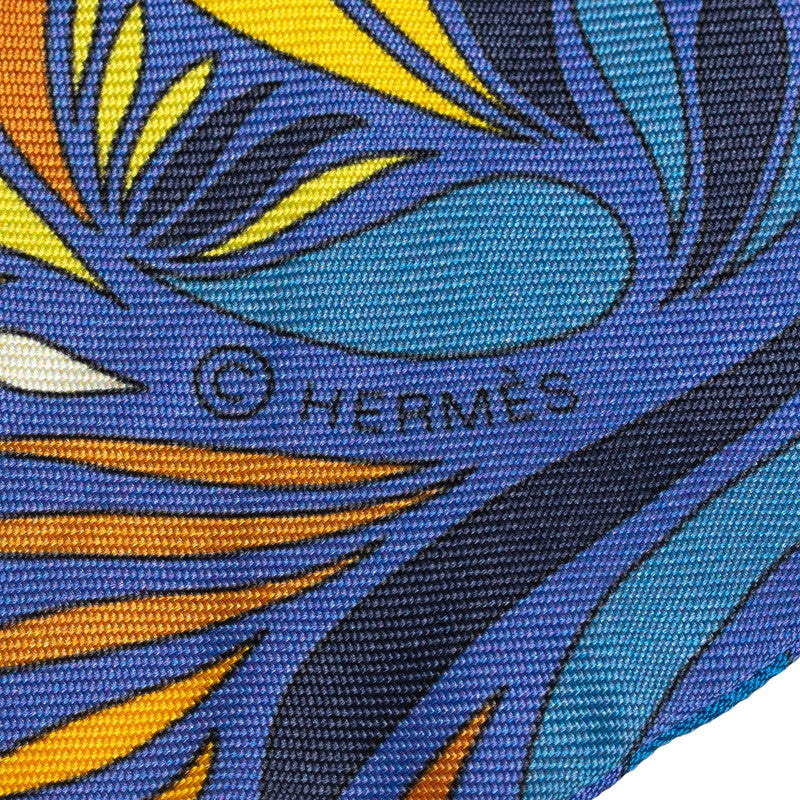 Hermes Twilly Millefleurs Du Mexique Mexican Flowers Silk Scarf