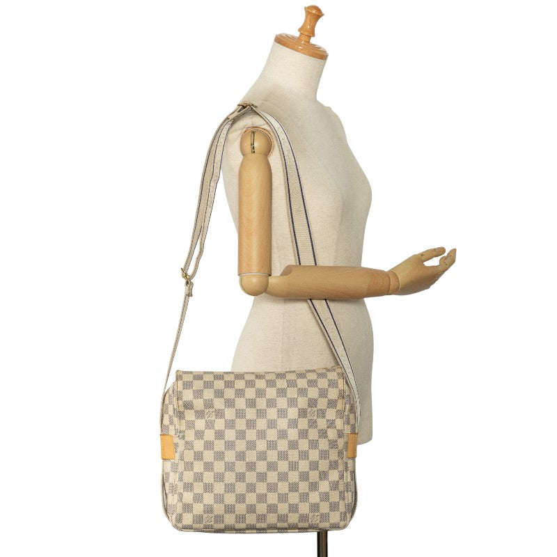 Louis Vuitton Damier Azur Naviglio Diagonal Shoulder Bag