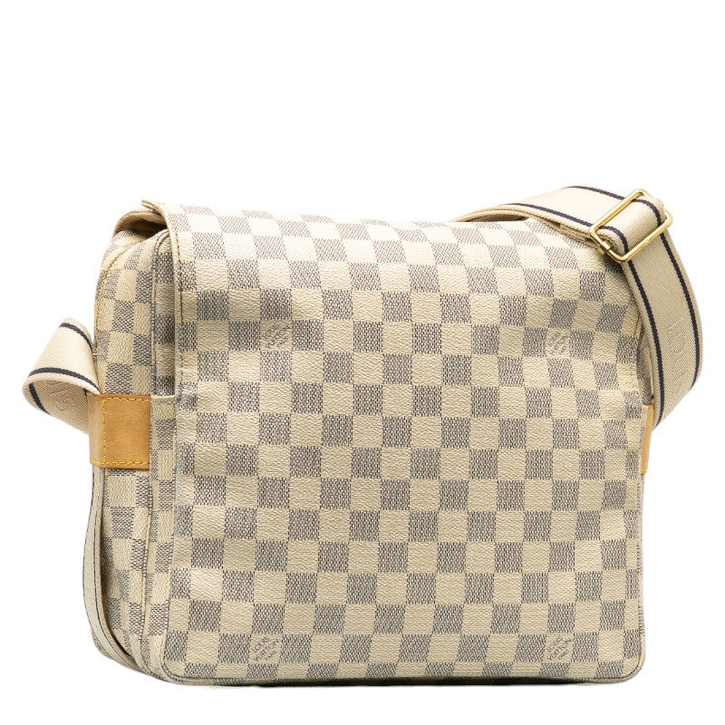 Louis Vuitton Damier Azur Naviglio Diagonal Shoulder Bag