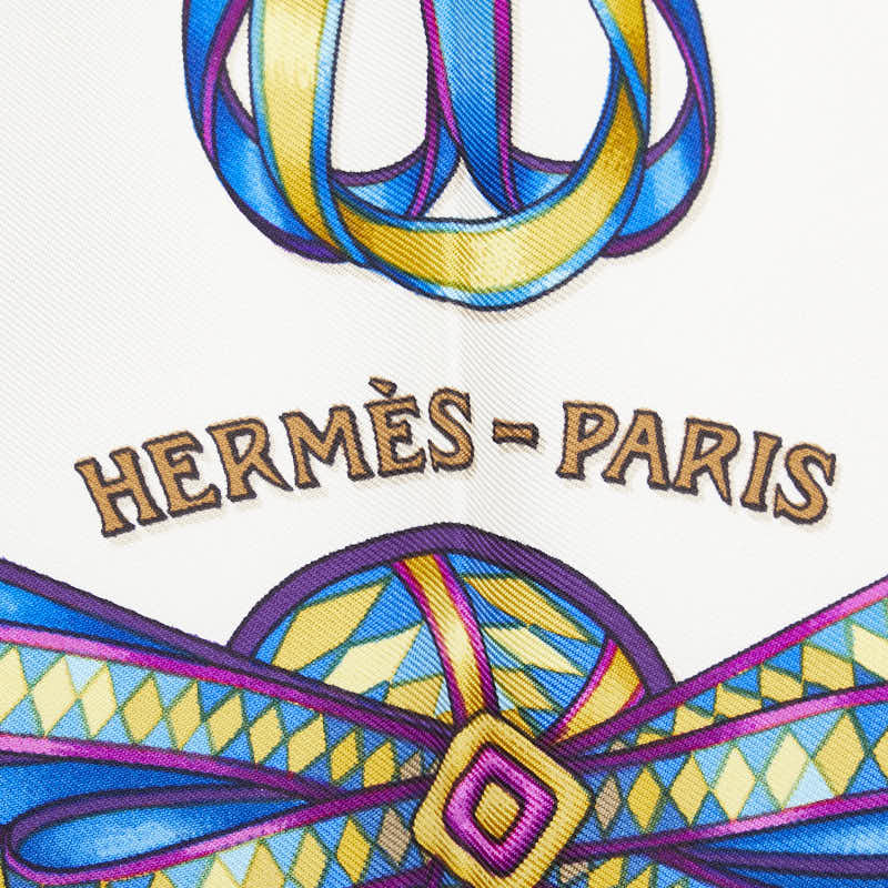 Hermes Les Rubans Du Cheval Silk Scarf