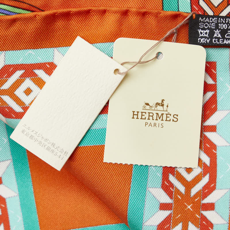 Hermes Belles Du Mexique Silk Scarf