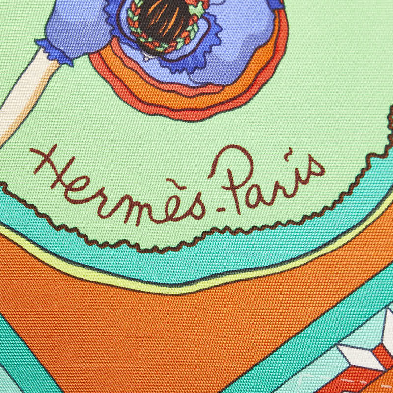 Hermes Belles Du Mexique Silk Scarf