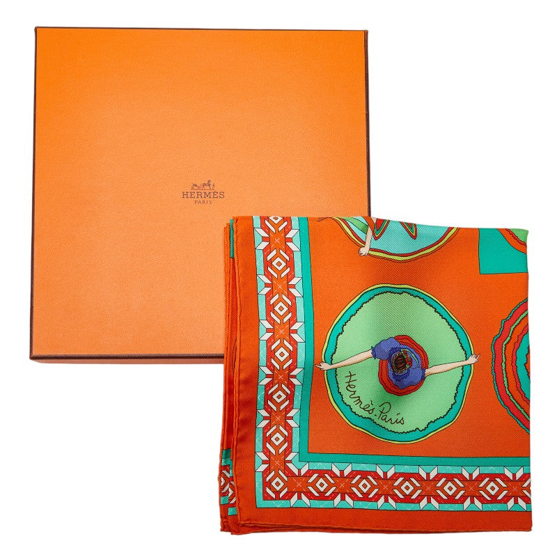 Hermes Belles Du Mexique Silk Scarf