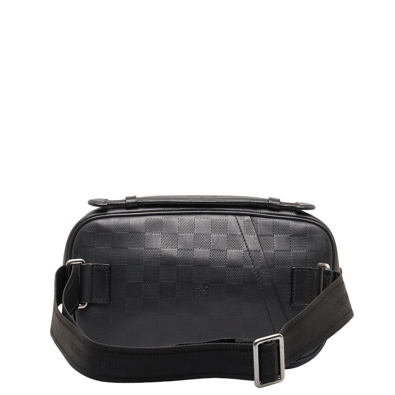 Louis Vuitton Damier Anfini Ambrelle Body Bag N41288 Black Onyx Leather