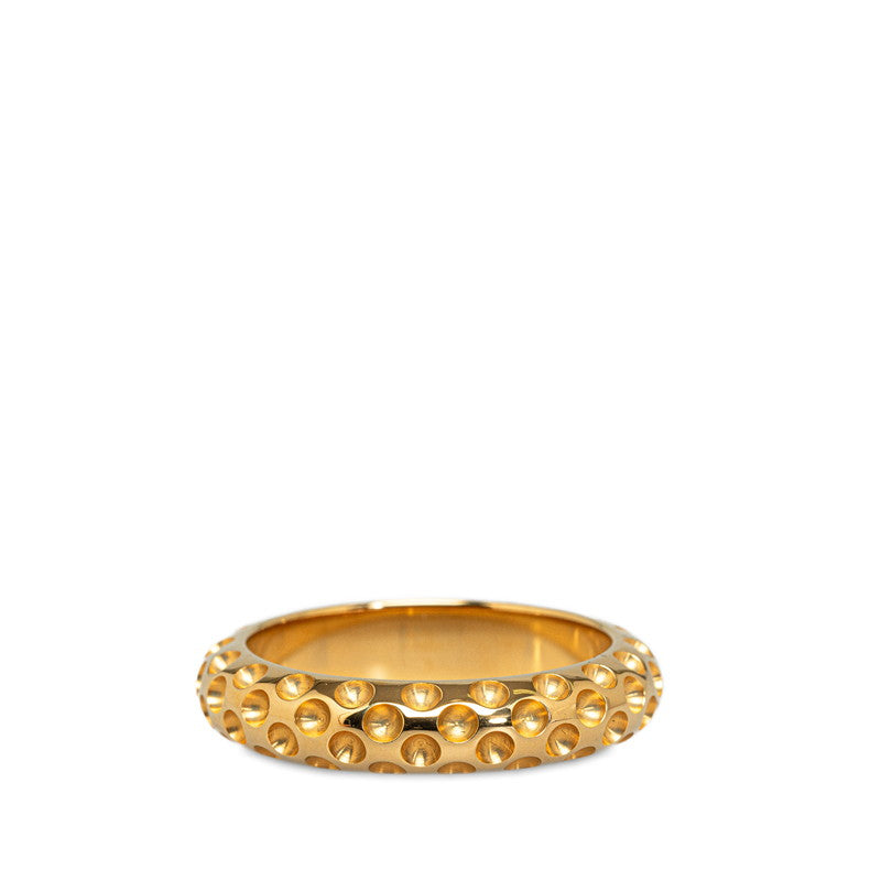 Hermes Dot Scarf Ring Gold Plated