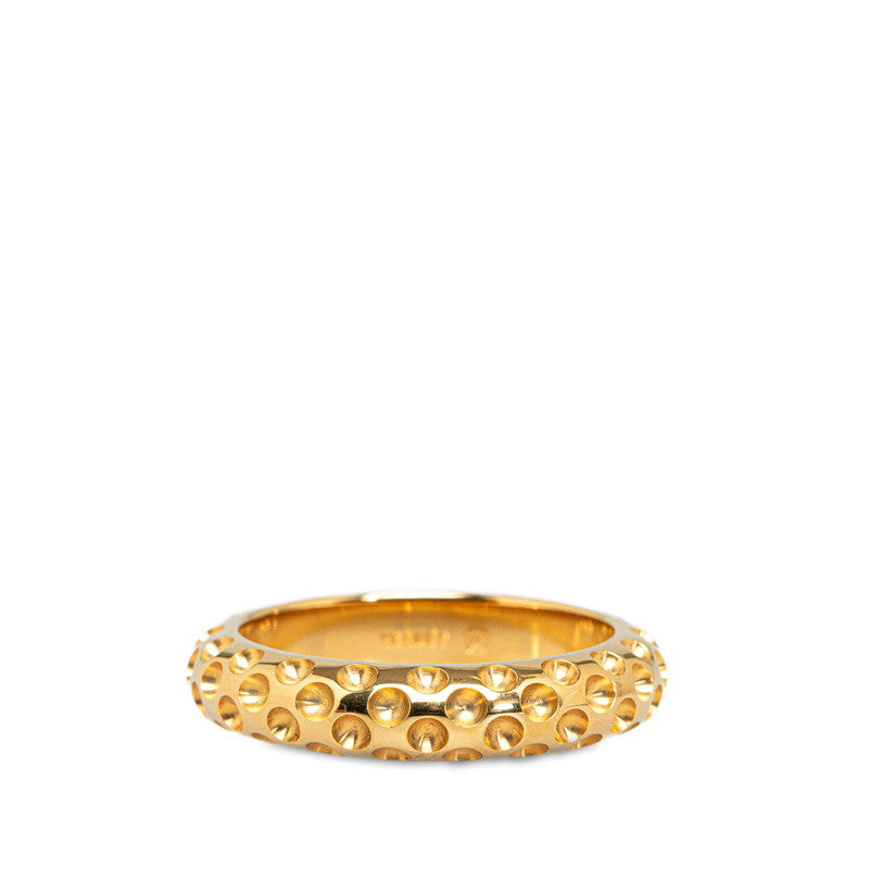 Hermes Dot Scarf Ring Gold Plated