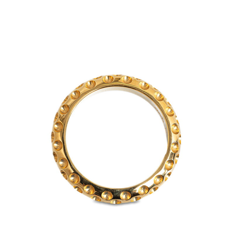 Hermes Dot Scarf Ring Gold Plated