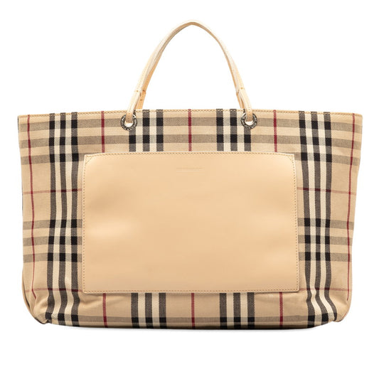 Burberry Nova Check Handbag Tote Bag