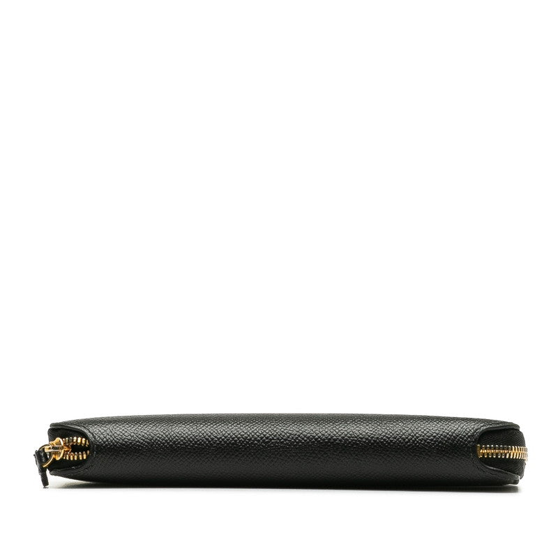 Balenciaga Bb Logo Round Zipper Long Wallet