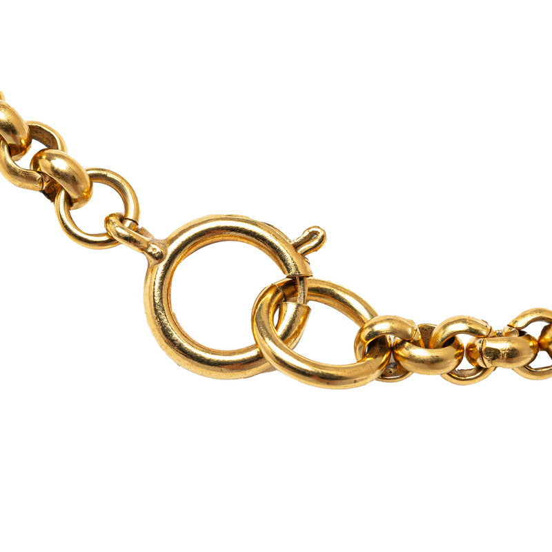 Chanel Vintage Coco Mark Clover Necklace
