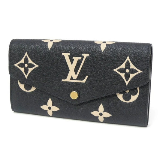 Louis Vuitton Sarah Bicolor Monogram Empreinte Leather Wallet