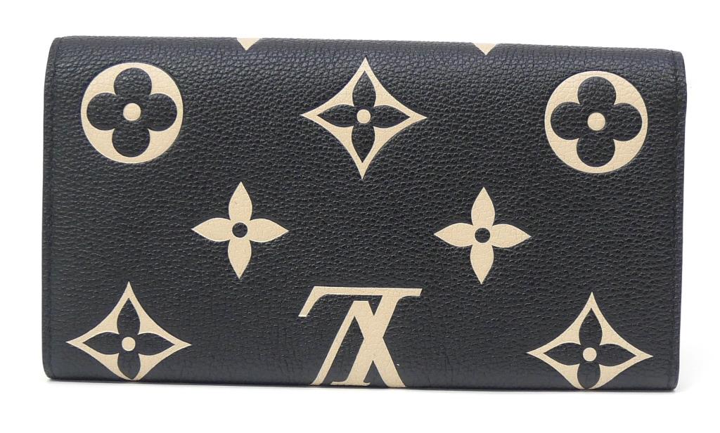 Louis Vuitton Sarah Bicolor Monogram Empreinte Leather Wallet