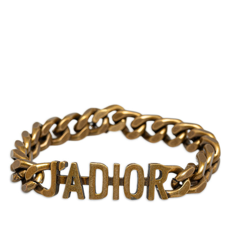 Christian Dior Metal J`Adior Gold Chain Bracelet