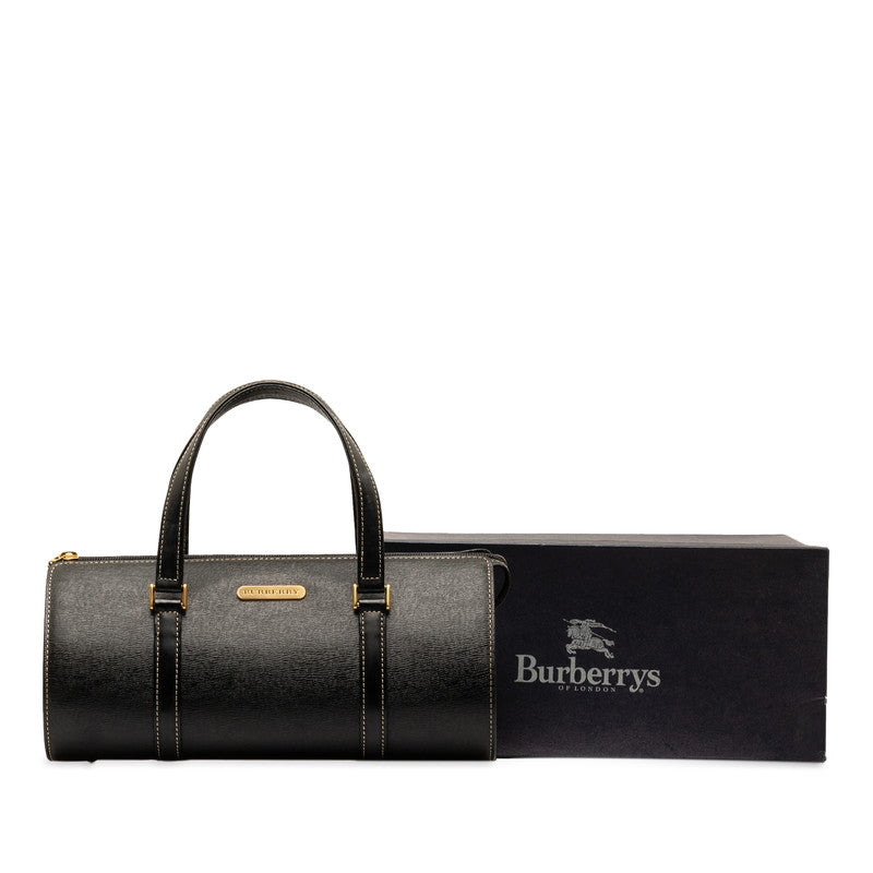 Burberry Leather Barrel Bag