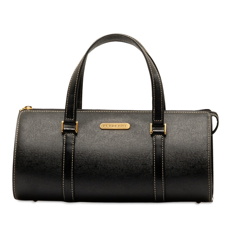 Burberry Leather Barrel Bag