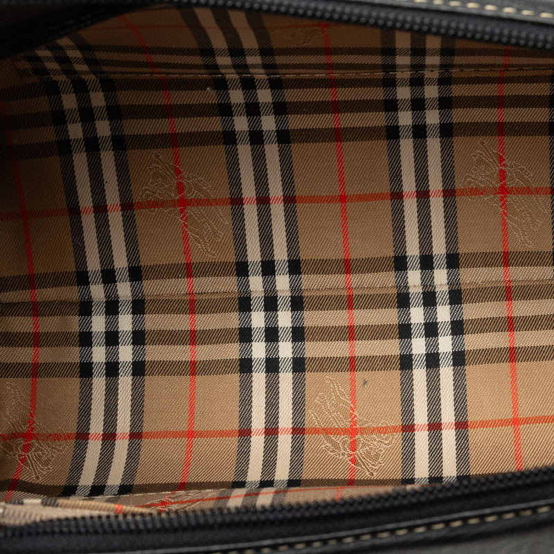 Burberry Leather Barrel Bag