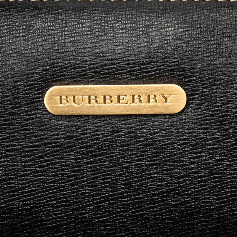 Burberry Leather Barrel Bag