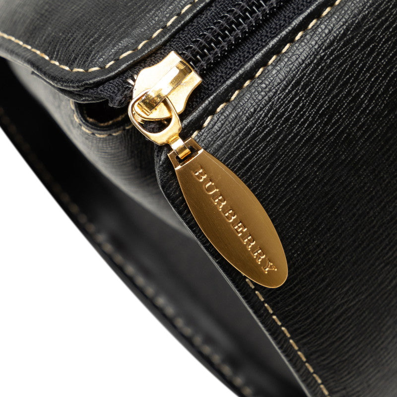 Burberry Leather Barrel Bag