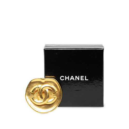 Chanel Vintage CC Logo Brooch