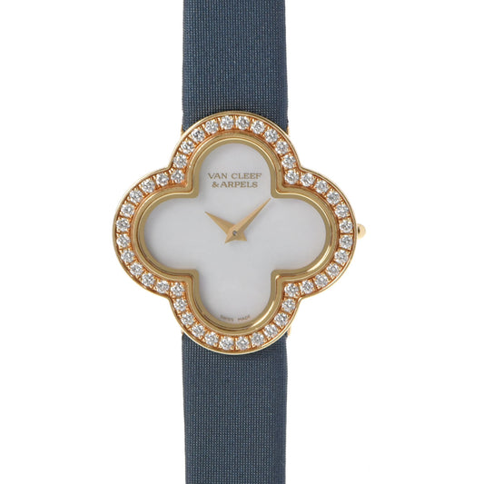 VAN CLEEF & ARPELS Alphandra Small Bezel Diamond Wristwatch