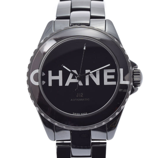 CHANEL J12 Men's Black Ceramic Wristwatch