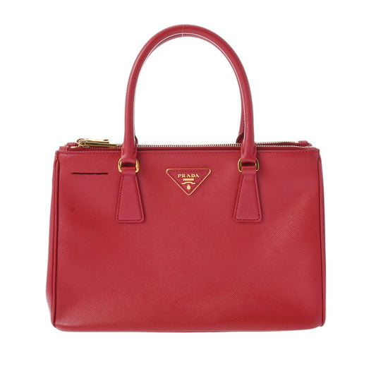 Prada Saffiano Lux Double Zip Galleria 2WAY Tote