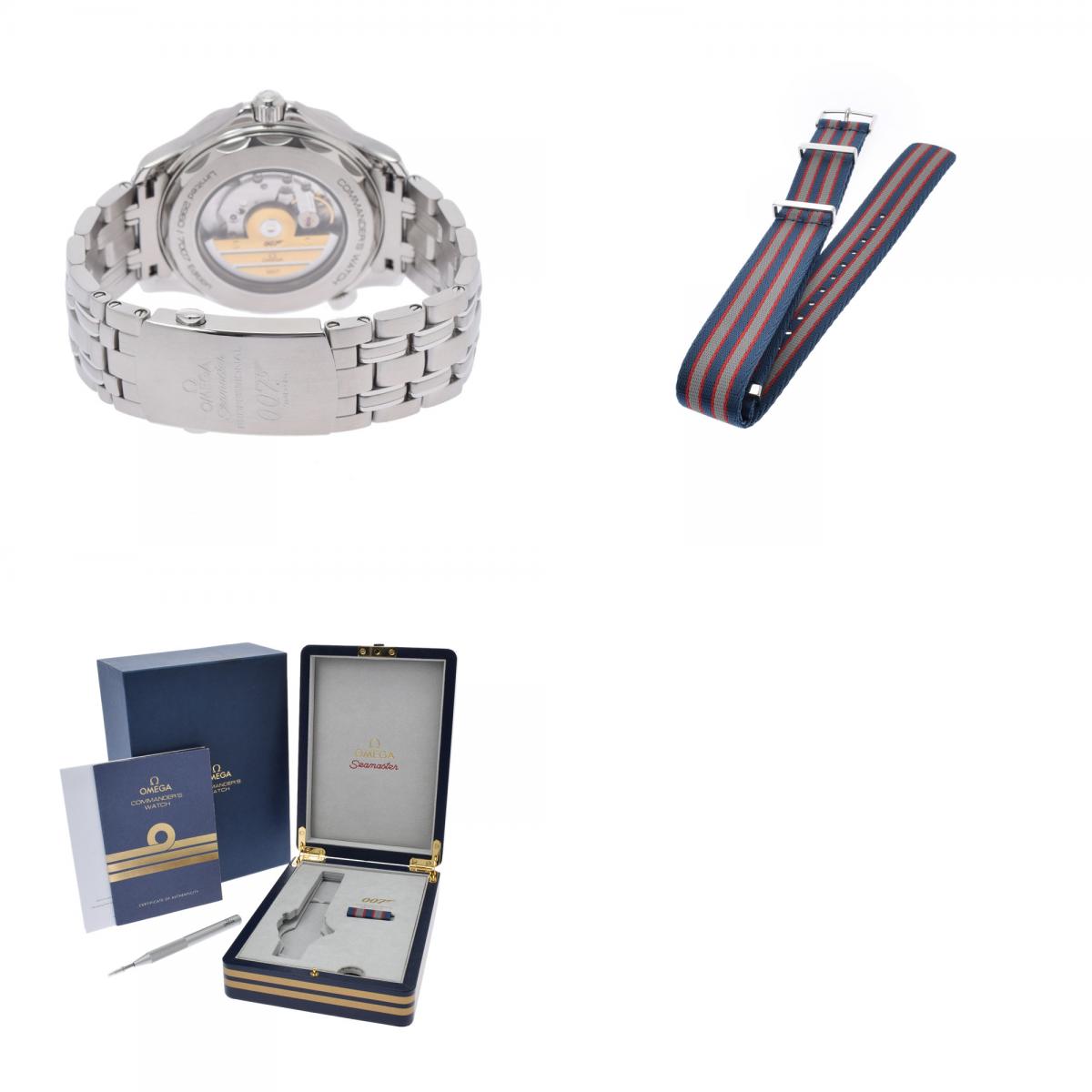 Omega Seamaster Diver 300 M James Bond 007 Commander’s Watch Collector's Set 212.32.41.20.04.001