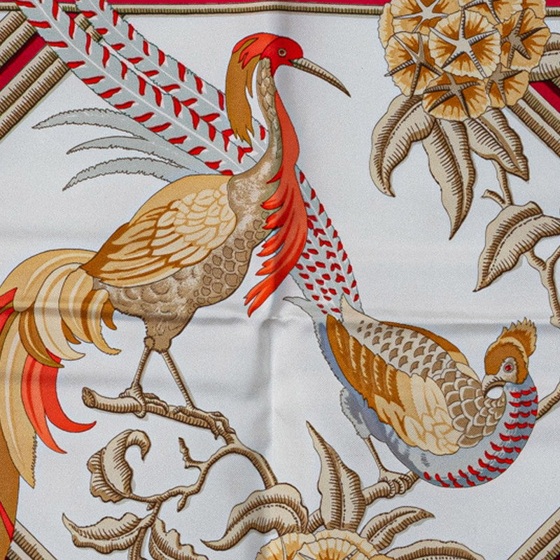 Hermes Caraibes Silk Scarf