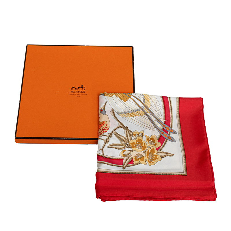 Hermes Caraibes Silk Scarf