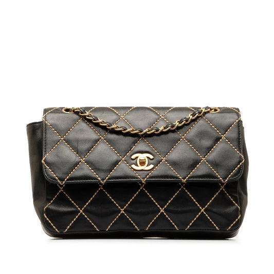 Chanel Coco Mark Chain Leather Shoulder Bag