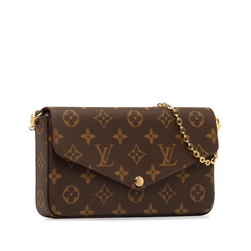 Louis Vuitton Monogram Pochette Felicie Chain Shoulder Bag